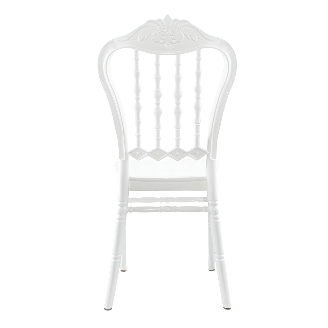 Set 4 chaises Emilia en polypropylène design pour la restauration et événements