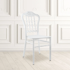 Set 4 chaises Emilia en polypropylène design pour la restauration et événements