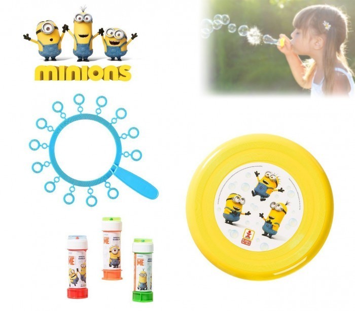 Ensemble de jouets pour les garçons et les filles (frisbee +trompettes à bulles)