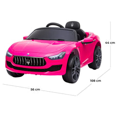 LT880 MASERATI GHIBLI voiture électrique pour enfants avec lumière LED 12V e MP3