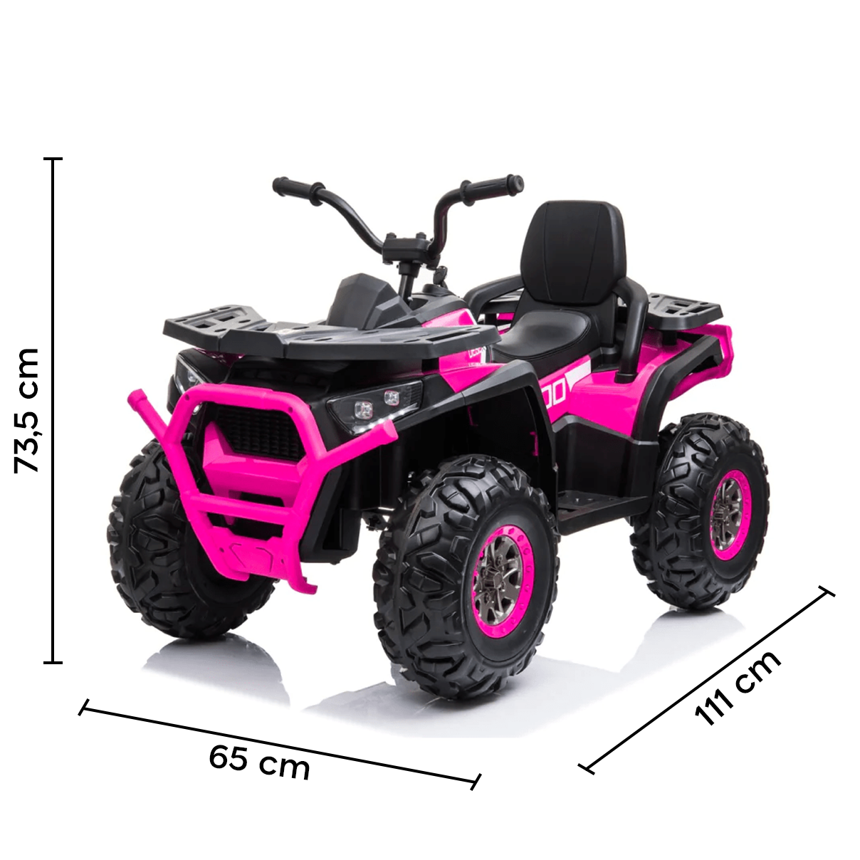 Quad électrique LT898 ATV 2.0 pour enfants avec MP3 et 4 amortisseurs