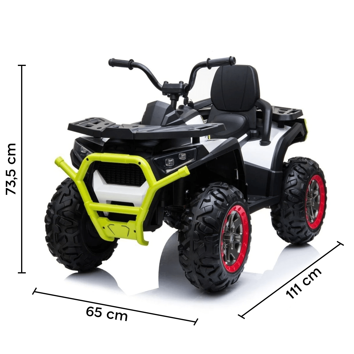 Quad électrique LT898 ATV 2.0 pour enfants avec MP3 et 4 amortisseurs