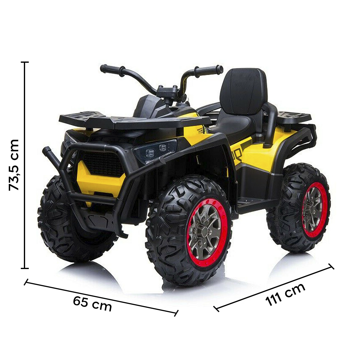 Quad électrique LT898 ATV 2.0 pour enfants avec MP3 et 4 amortisseurs