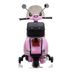 Piaggio Vespa PX 150 Full Electrique 12V pour Enfant avec coffre et paravent MP3
