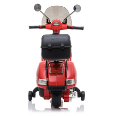 Piaggio Vespa PX 150 Full Electrique 12V pour Enfant avec coffre et paravent MP3