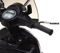 Piaggio Vespa PX 150 Full Electrique 12V pour Enfant avec coffre et paravent MP3