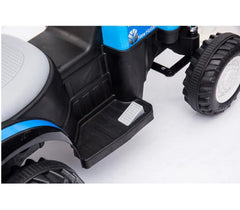 LT921 Tracteur électrique enfants New Holland Small 6V remorque lumières et sons