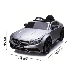 LT925 Voiture électrique enfants Mercedes C63 peinture métallisée, télécommande