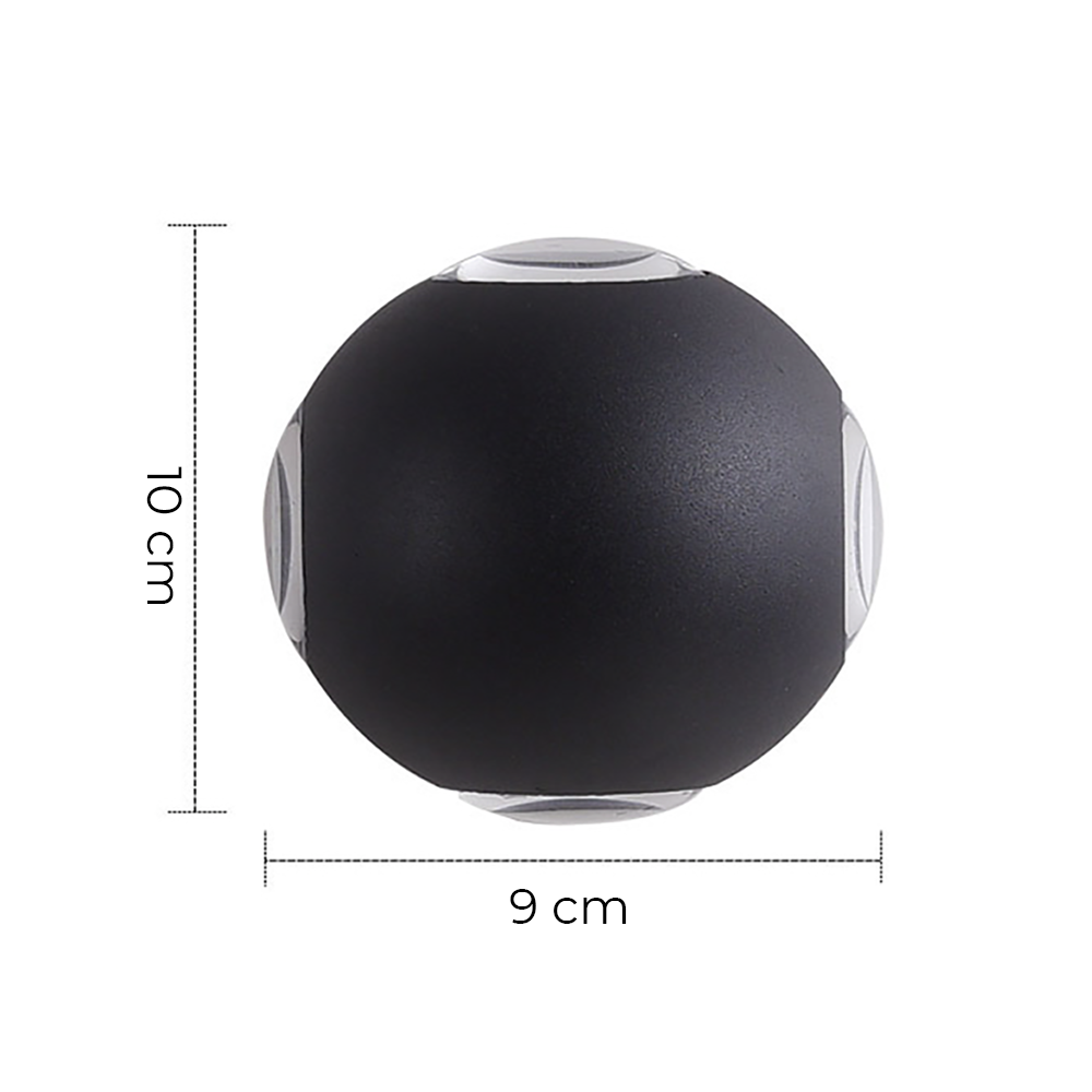 Applique mural Lampe LED Ronde 12W Angle de Lumière 120° 6500K Lumière Froide