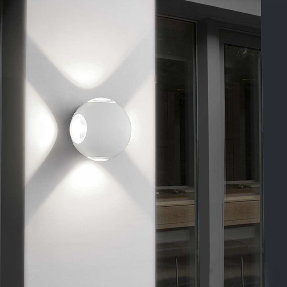 Applique mural Lampe LED Ronde 12W Angle de Lumière 120° 6500K Lumière Froide