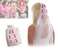 Accessoire enterrement de jeune fille (Voile avec motif pénis) 748944 