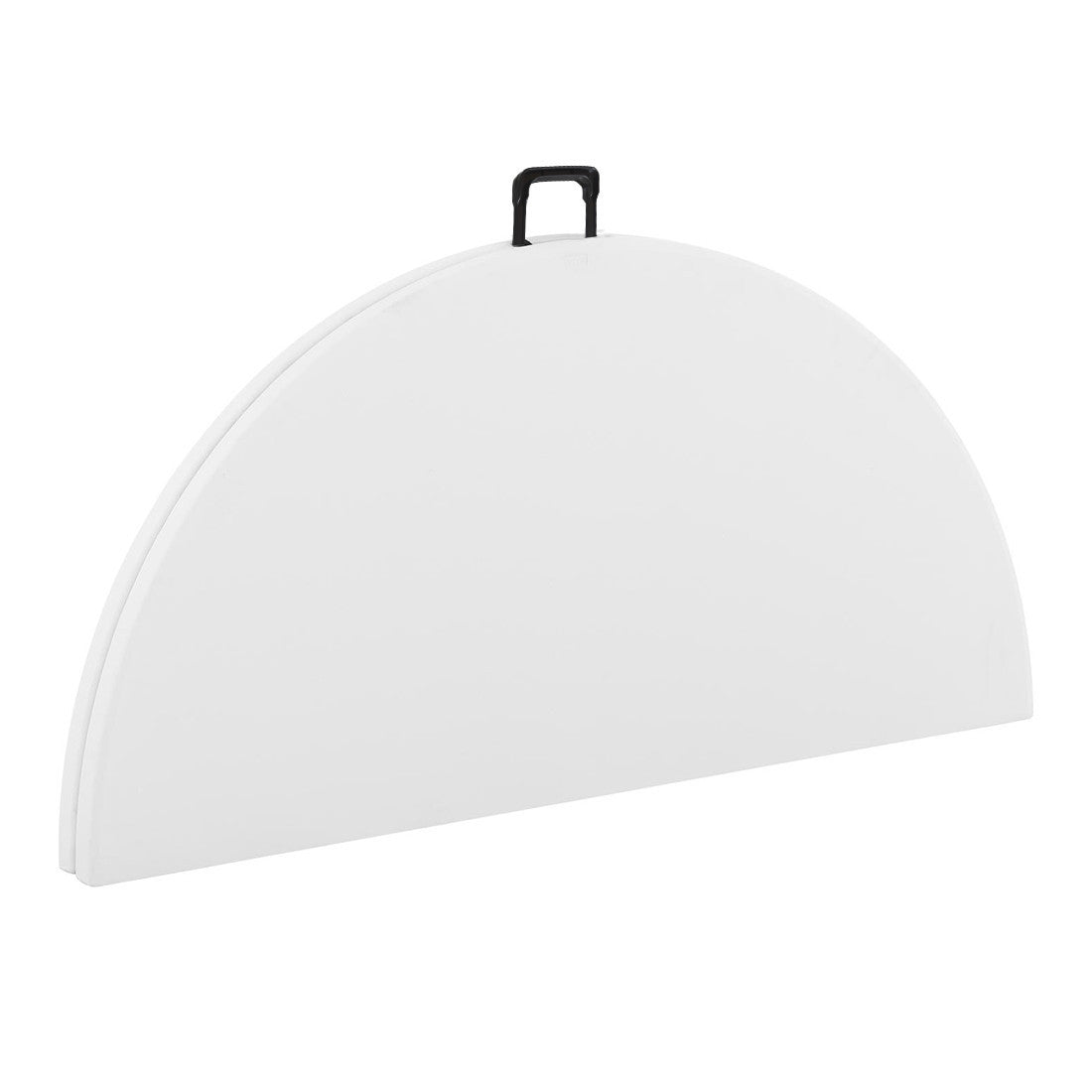 Table pliante ronde ASIA 122 cm résine blanche pour restauration jardin maison
