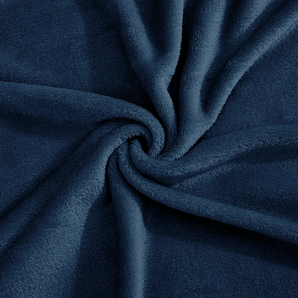 Couverture lisse pour lit matrimonial Barcelone 210x240cm, en peluche très douce