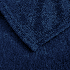 Couverture lisse pour lit matrimonial Barcelone 210x240cm, en peluche très douce