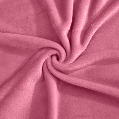 Couverture lisse pour lit matrimonial Barcelone 210x240cm, en peluche très douce