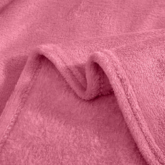 Couverture lisse pour lit matrimonial Barcelone 210x240cm, en peluche très douce