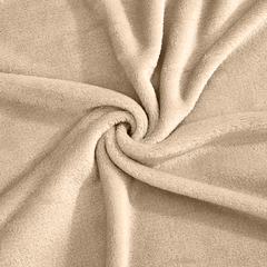 Couverture lisse pour lit matrimonial Barcelone 210x240cm, en peluche très douce
