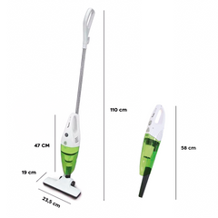 JORDAN Aspirateur sans sac balai électrique 2 en 1 800W avec filtre HEPA