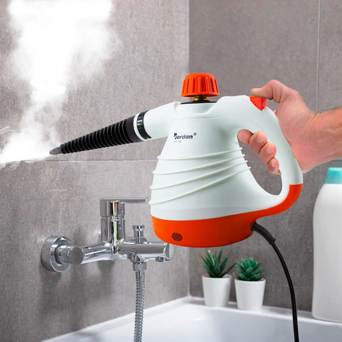 Nettoyeur à vapeur électrique 400ml JCP-302 Multifonction 9-1 Vaporisateur 1050W