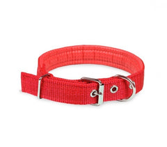 Collier pour chien en Nylon mod. Phoenix rembourré avec boucle -taille L