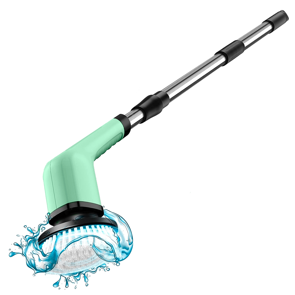 Brosse Électrique Rotative Sans Fil 3 en 1 pour Surfaces avec 3 Têtes