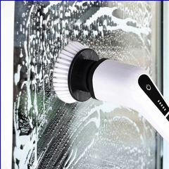 Brosse Électrique Rotative Sans Fil 3 en 1 pour Surfaces avec 3 Têtes