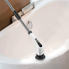 Brosse Électrique Rotative Sans Fil 3 en 1 pour Surfaces avec 3 Têtes