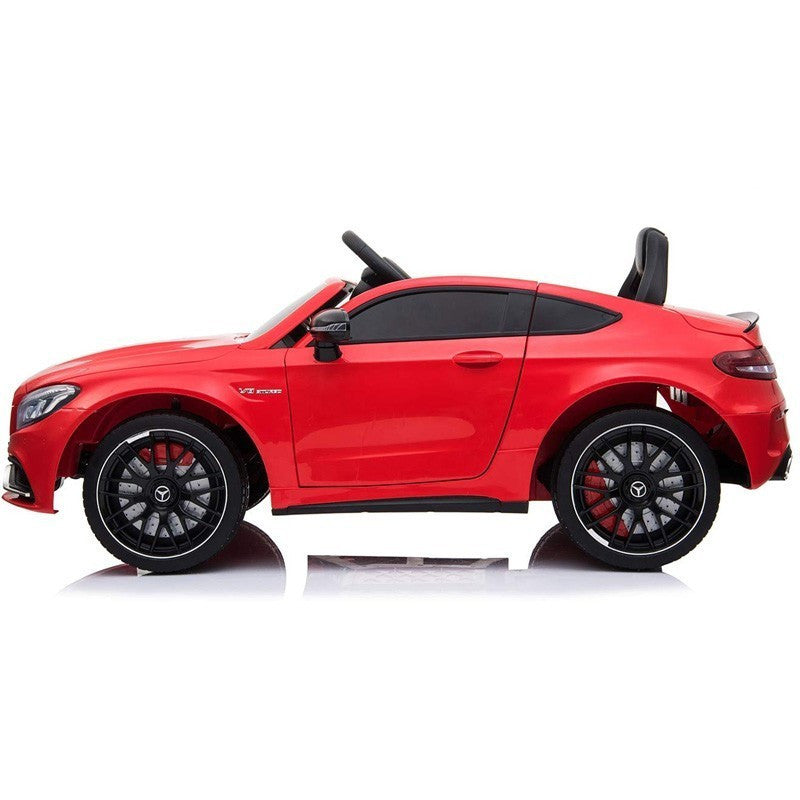 LT896 Voiture électrique enfants Mercedes C63 télécommande Phares MP3-AUX-USB