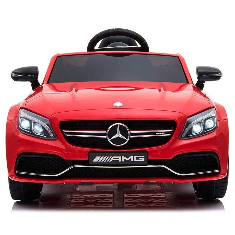 LT896 Voiture électrique enfants Mercedes C63 télécommande Phares MP3-AUX-USB