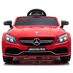 LT896 Voiture électrique enfants Mercedes C63 télécommande Phares MP3-AUX-USB