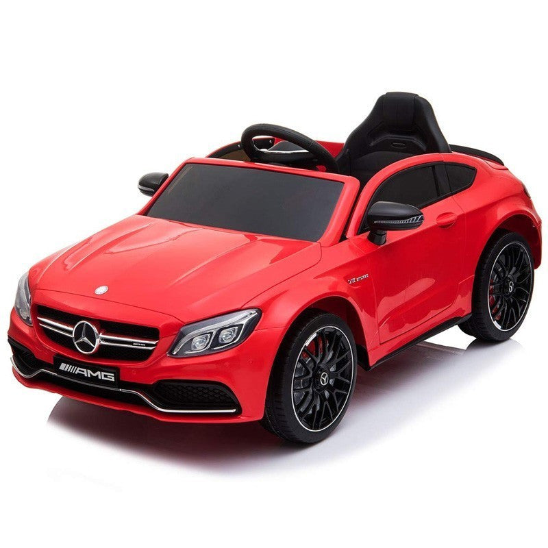 LT896 Voiture électrique enfants Mercedes C63 télécommande Phares MP3-AUX-USB