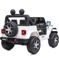 Jeep Wrangler pour enfants 12V BIPOSTO télécommandé lumières et sons écran MP4