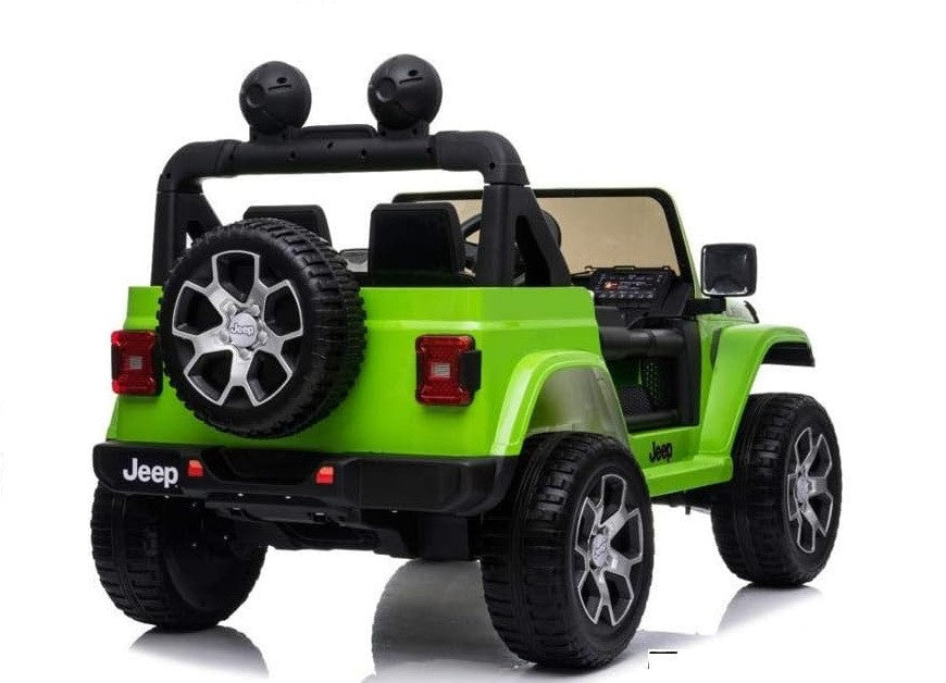 Jeep Wrangler pour enfants 12V BIPOSTO télécommandé lumières et sons écran MP4