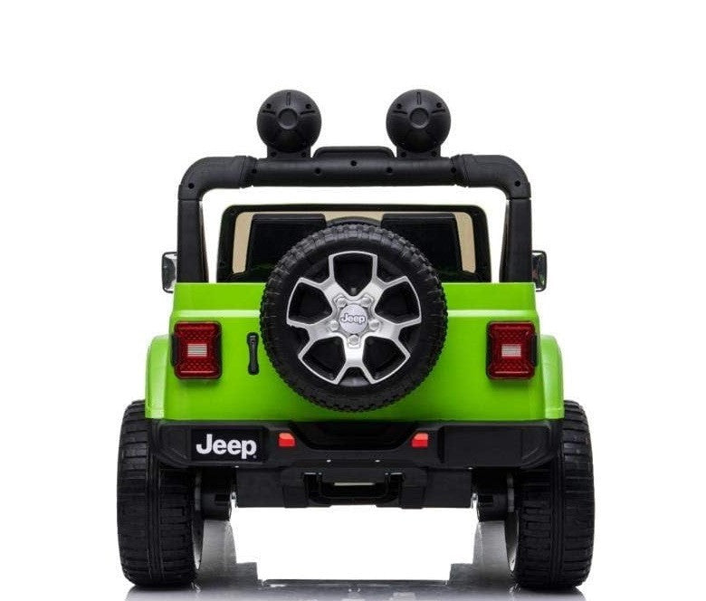 Jeep Wrangler pour enfants 12V BIPOSTO télécommandé lumières et sons écran MP4