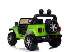 Jeep Wrangler pour enfants 12V BIPOSTO télécommandé lumières et sons écran MP4