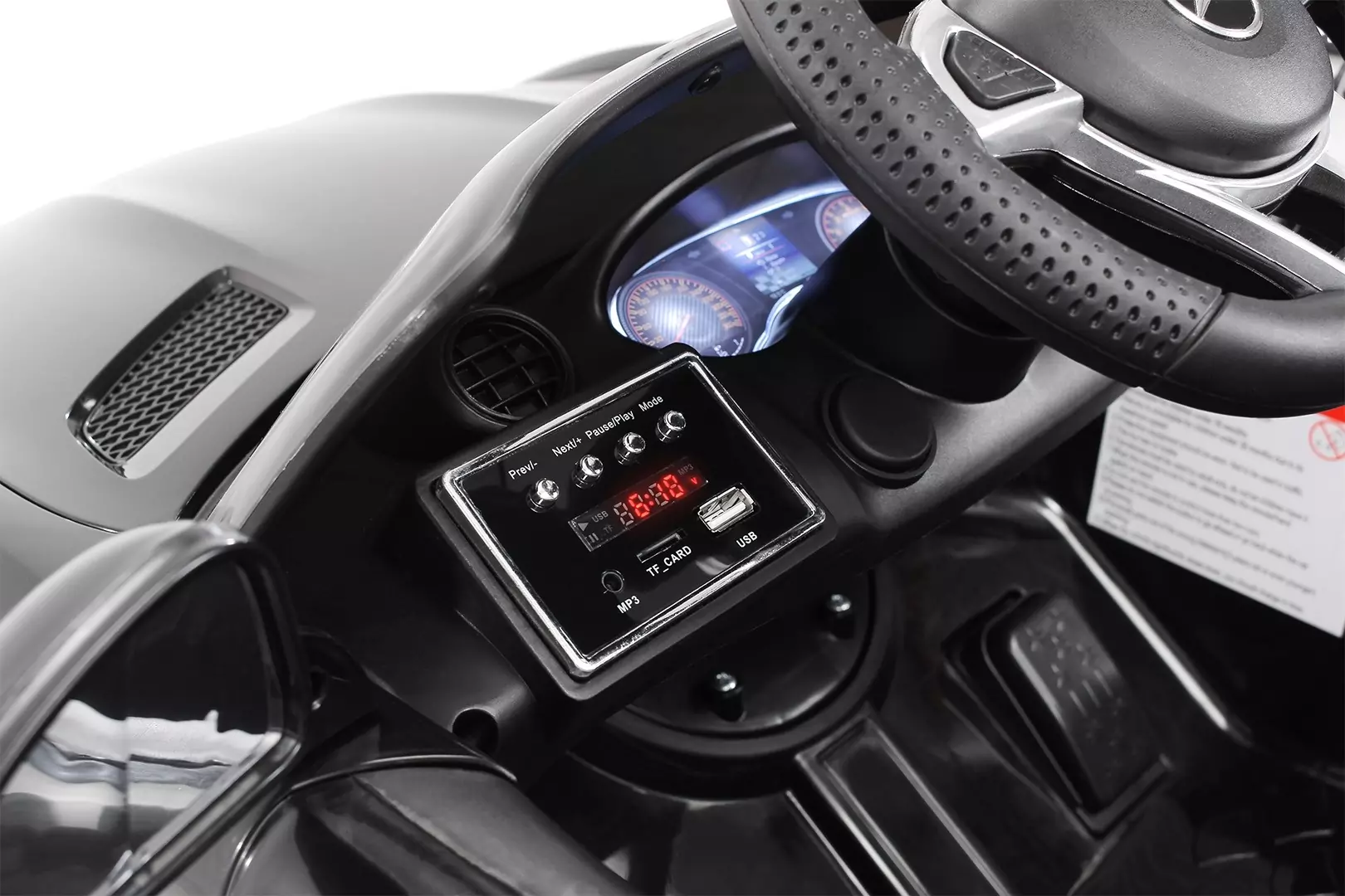 Voiture électrique enfants LT915 Mercedes AMG GTR 12V Lumières Sons Télécommande
