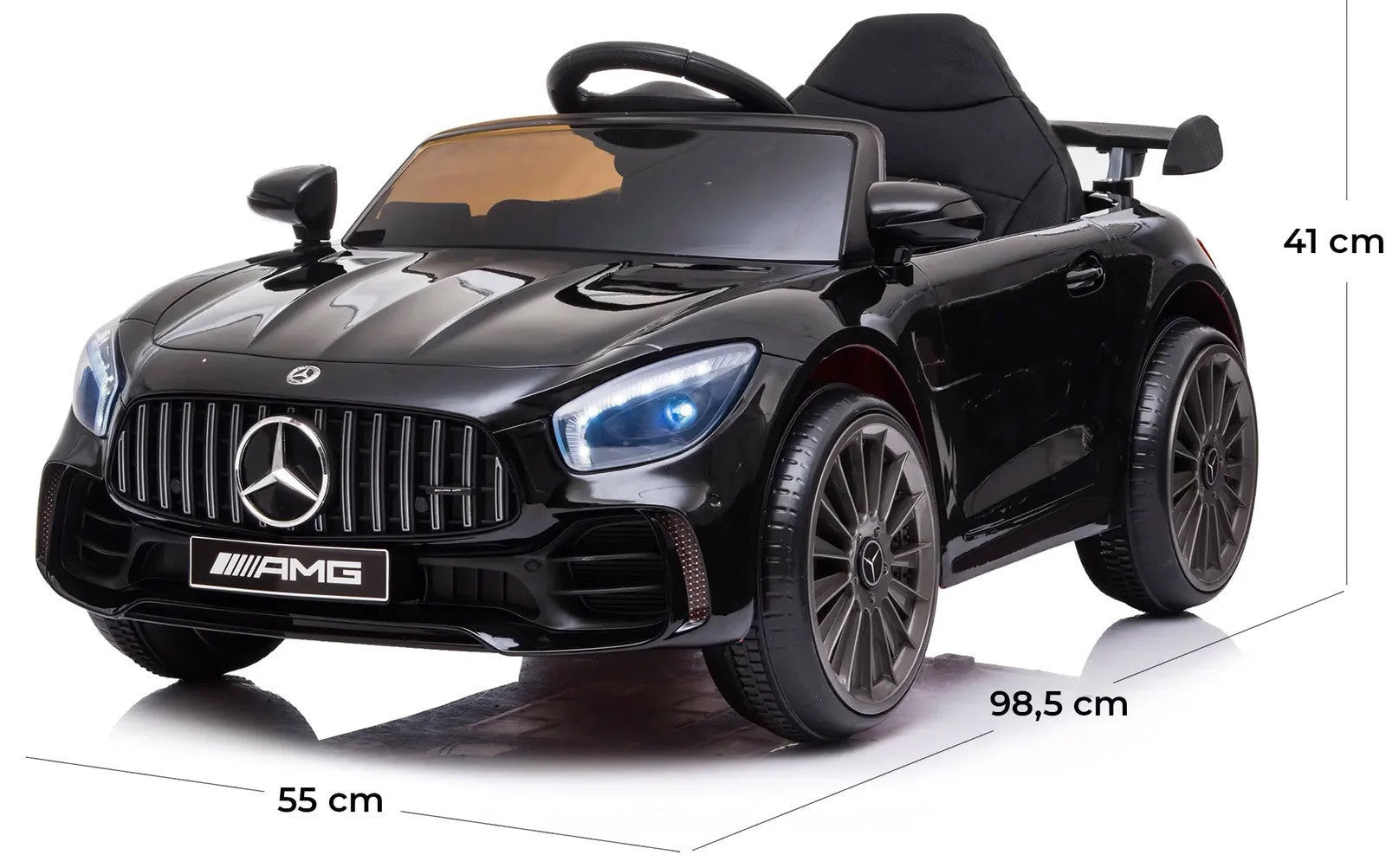 Voiture électrique enfants LT915 Mercedes AMG GTR 12V Lumières Sons Télécommande