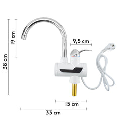 111238 Robinet électrique à température chaude instantanée avec mitigeur douche