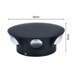 Applique Murale Ronde avec 6 LED 18W Éclairage Intérieur Design Moderne