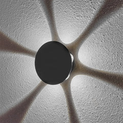 Applique Murale Ronde avec 6 LED 18W Éclairage Intérieur Design Moderne