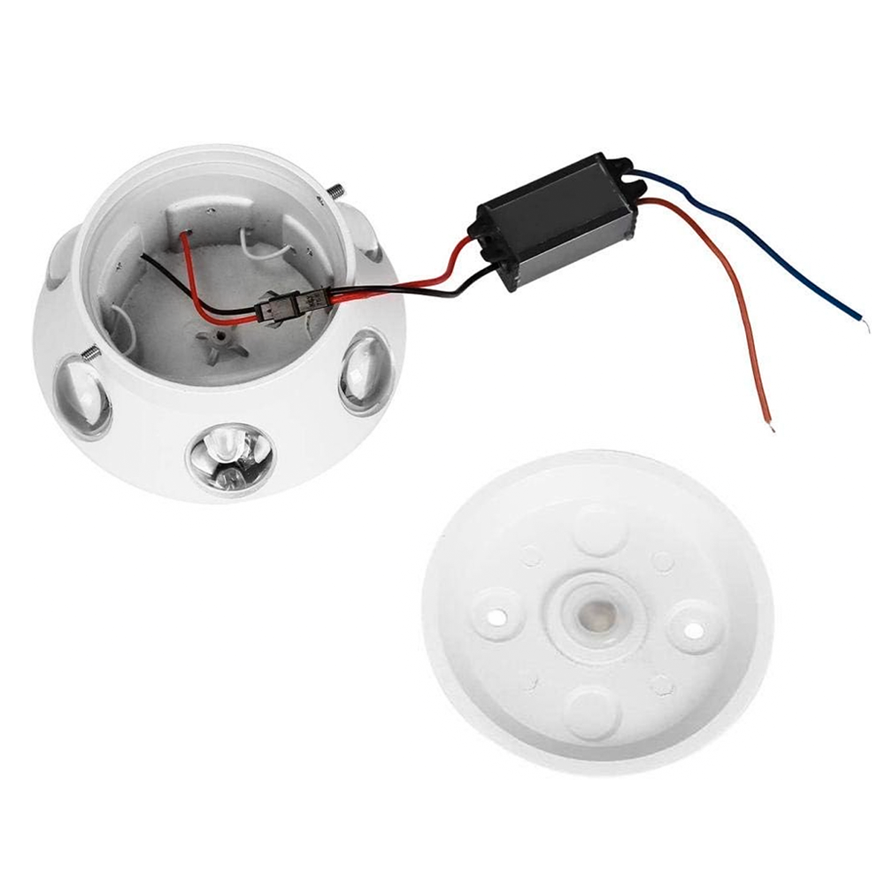 Applique Murale Ronde avec 6 LED 18W Éclairage Intérieur Design Moderne