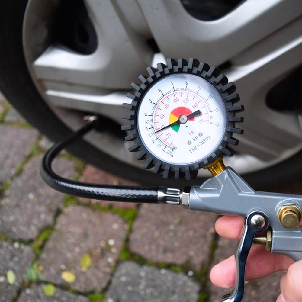 Accessoires pour Compresseur Gonfleur de Pneus Manomètre pour Automobiles