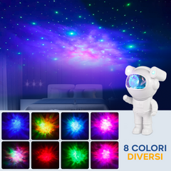Projecteur d'étoiles astronautique avec Bluetooth, minuterie et télécommande
