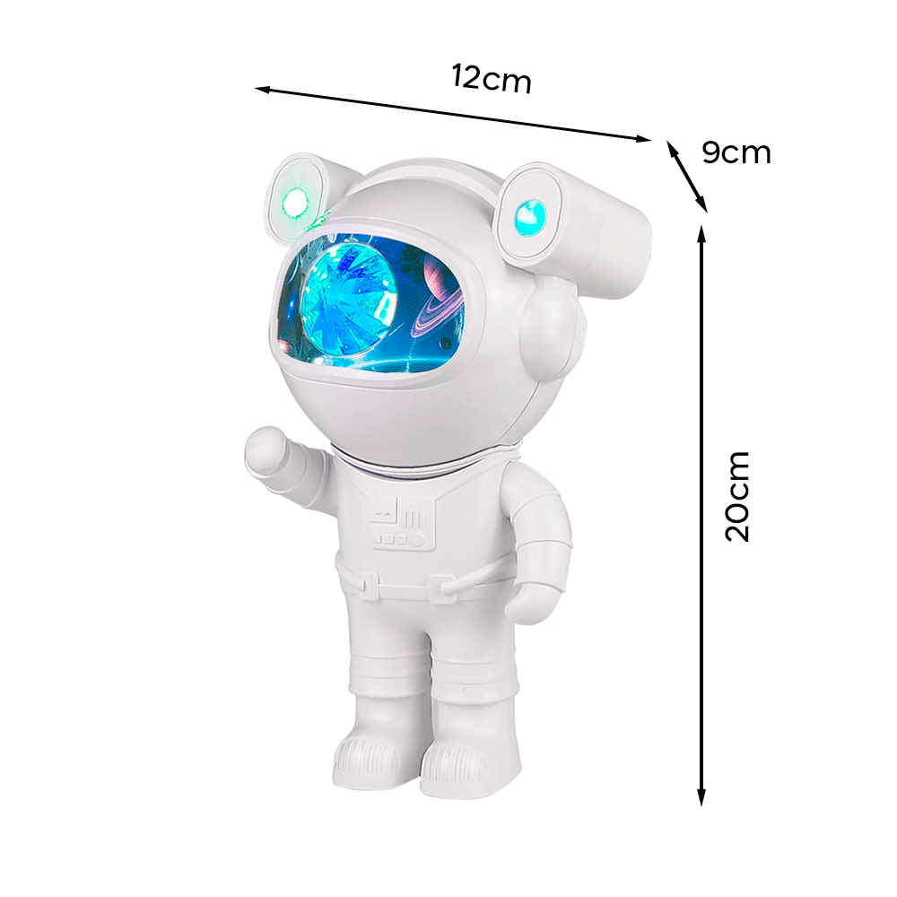 Projecteur d'étoiles astronautique avec Bluetooth, minuterie et télécommande