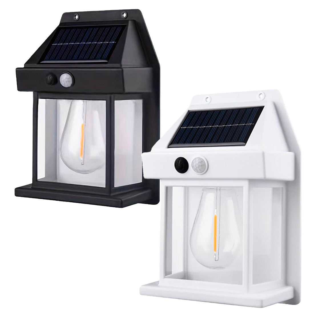 Lampe murale solaire rechargeable l'extérieur BK-888 lumière capteur mouvement