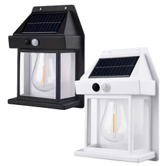 Lampe murale solaire rechargeable l'extérieur BK-888 lumière capteur mouvement