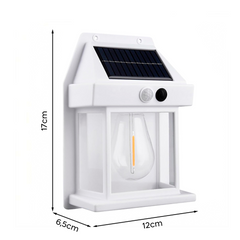Lampe murale solaire rechargeable l'extérieur BK-888 lumière capteur mouvement