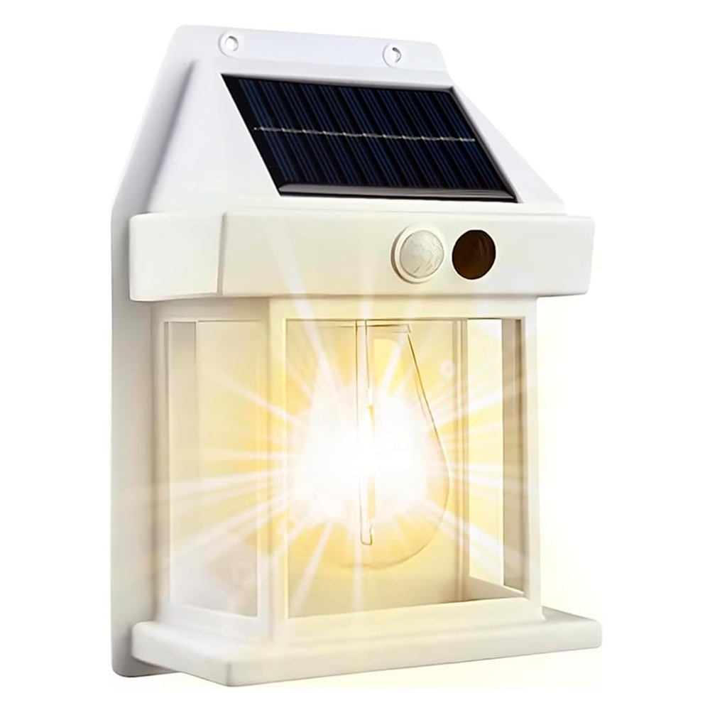 Lampe murale solaire rechargeable l'extérieur BK-888 lumière capteur mouvement