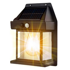 Lampe murale solaire rechargeable l'extérieur BK-888 lumière capteur mouvement