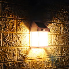 Lampe murale solaire rechargeable extérieur BK-888D lumière capteur de mouvement